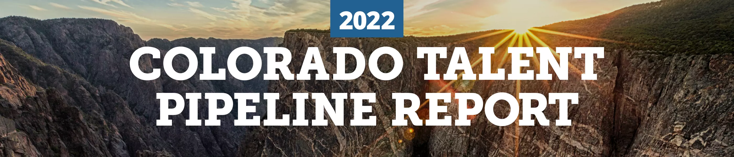 Cover of 2022 Colorado Talent Pipeline Report