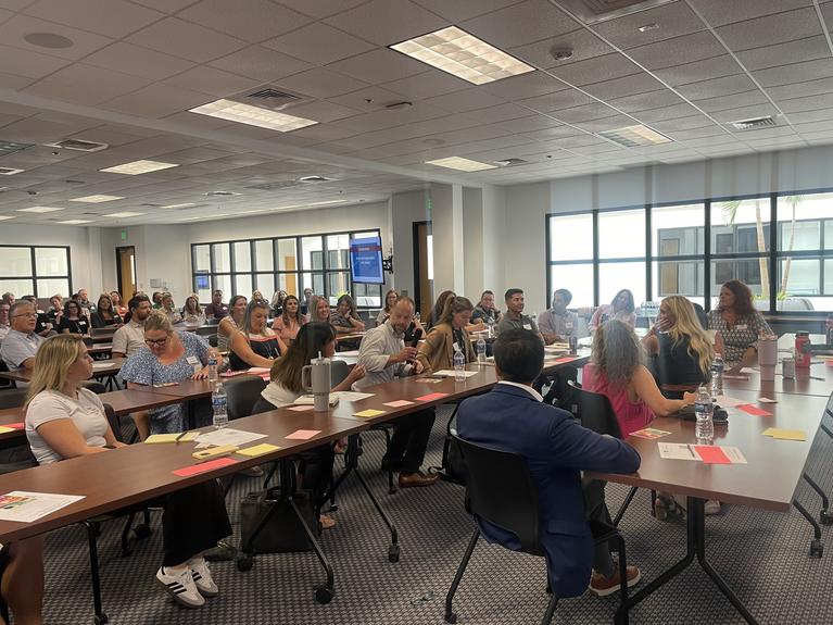 Photo of industry leaders, employers and community partners gather to launch Colorado's first Behavioral Health Sector Partnerships