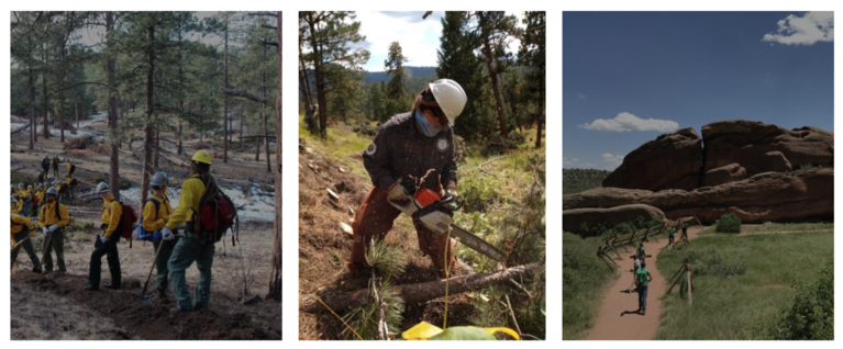Mile High Youth Corps working on land conservation