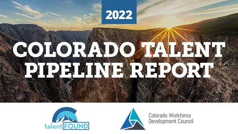 2022 Colorado Talent Pipeline Report cover